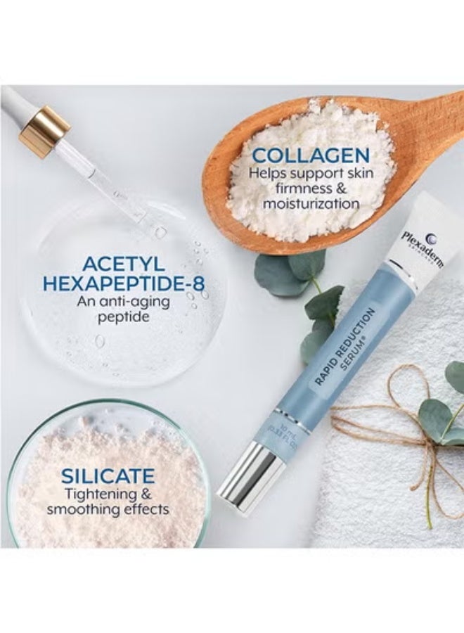 بليكساديرم مصل العين سريع التقليل - يقلل بشكل واضح من الانتفاخات تحت العين والتجاعيد والهالات السوداء والخطوط الدقيقة وأقدام الغراب على الفور ، مزيل التجاعيد المضاد للشيخوخة للوجه ، أنبوب بالحجم الكامل - Image 2